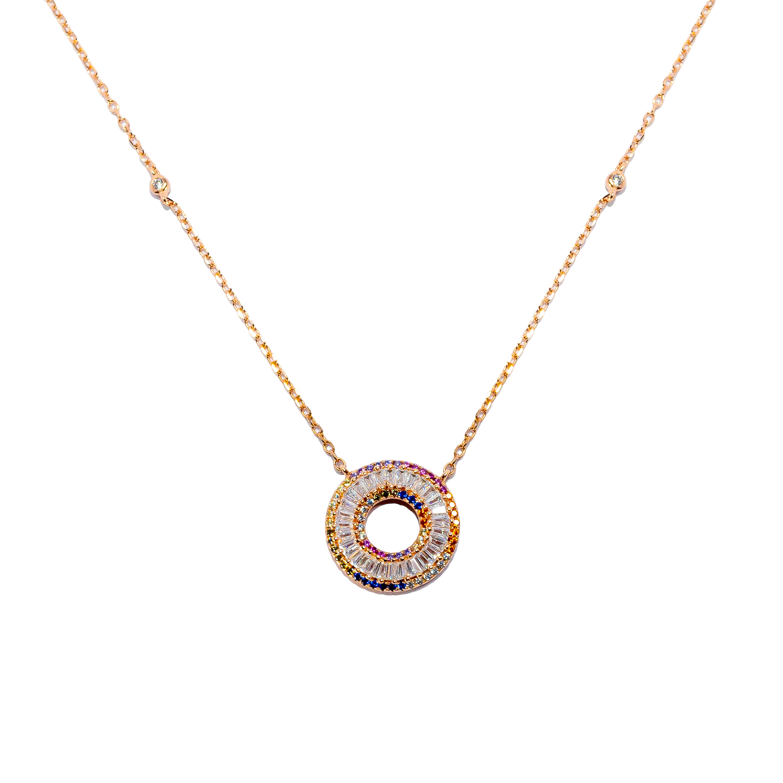 “Rainbow-mini” Kolye Ucu ve Zincir