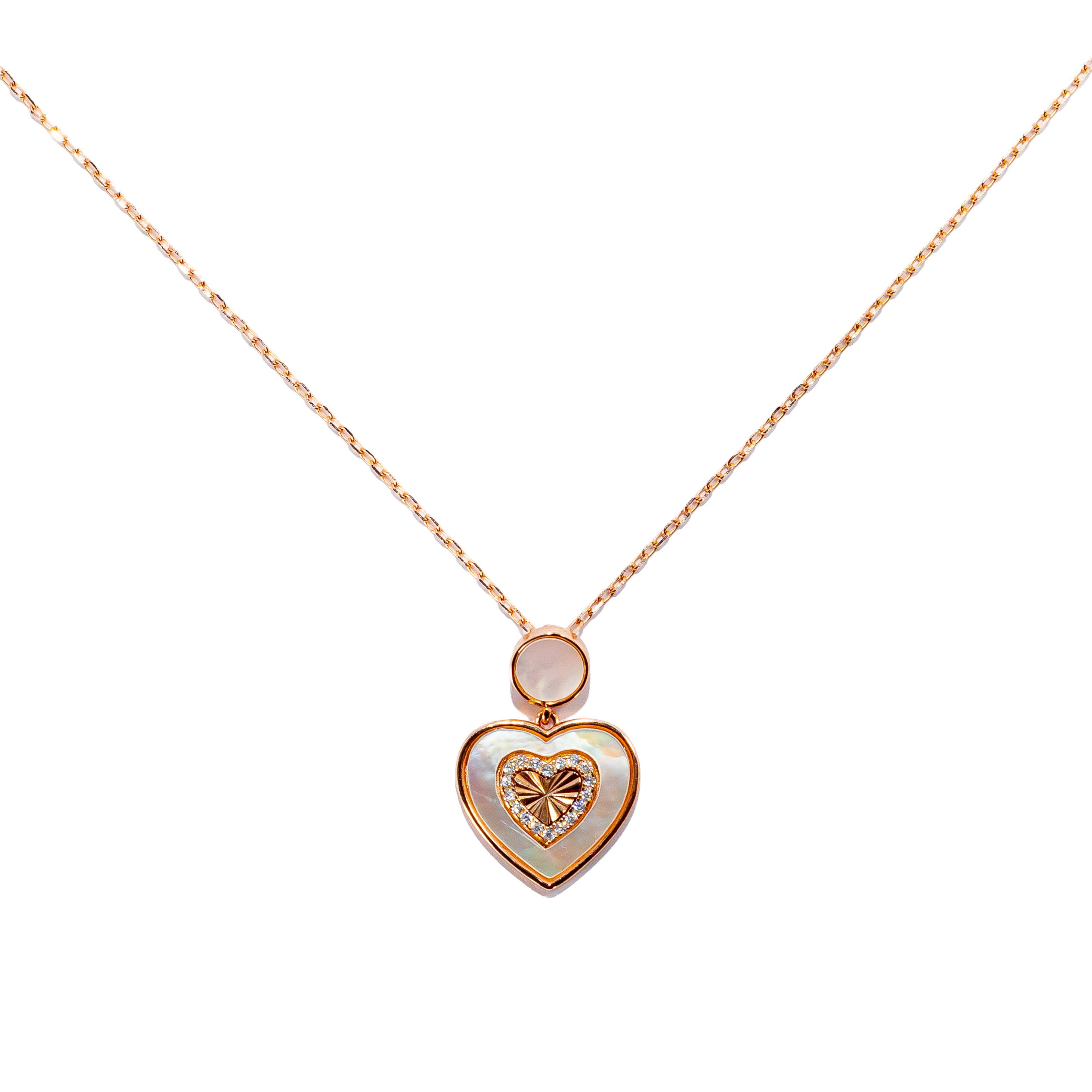 “Kalp” Kolye Ucu ve Zincir